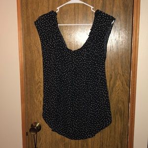 Lauren Conrad black blouse size large